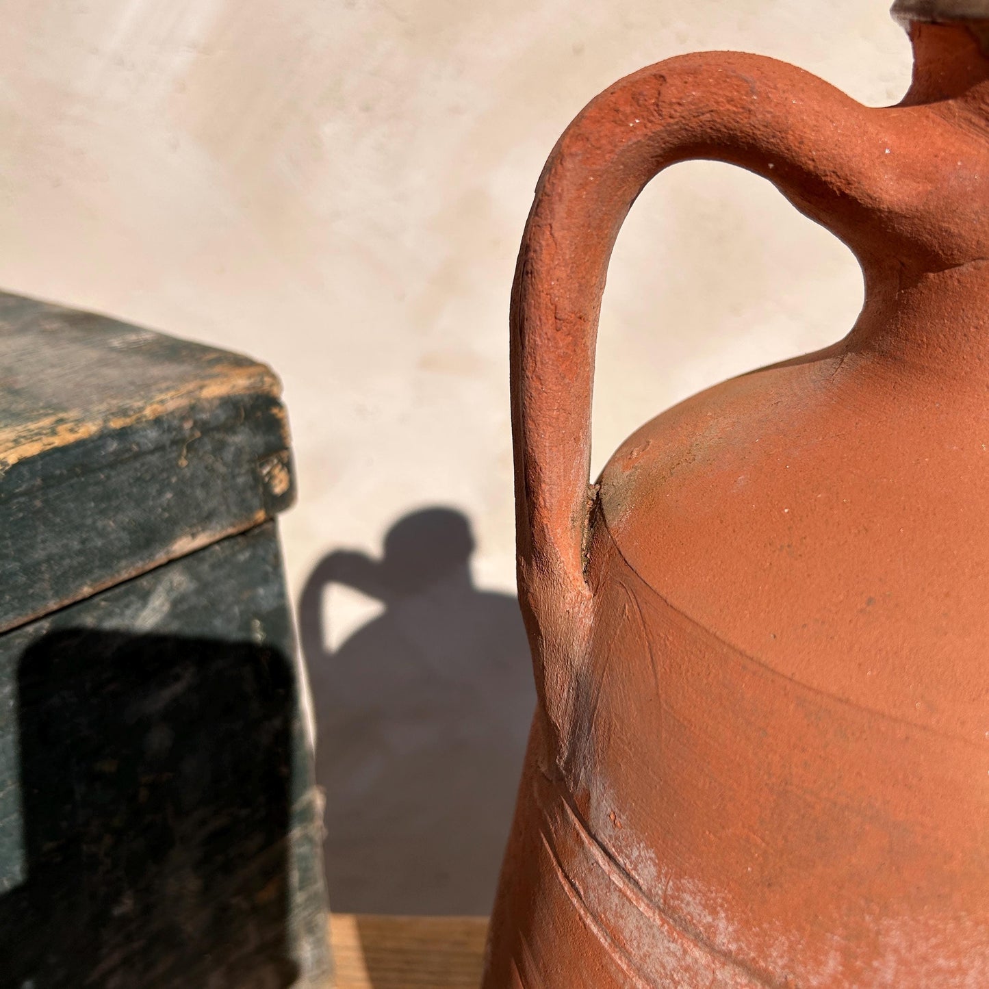 Clay vase, rustic vase, earthenware vase, pottery vase,  wabi sabi pottery, vase, primitive vessel, primitive vase, vessel, earthenware, rustic vessel, clay pot, large terracotta pot, france pottery, antique olive jar, flower vase, france conflit pot