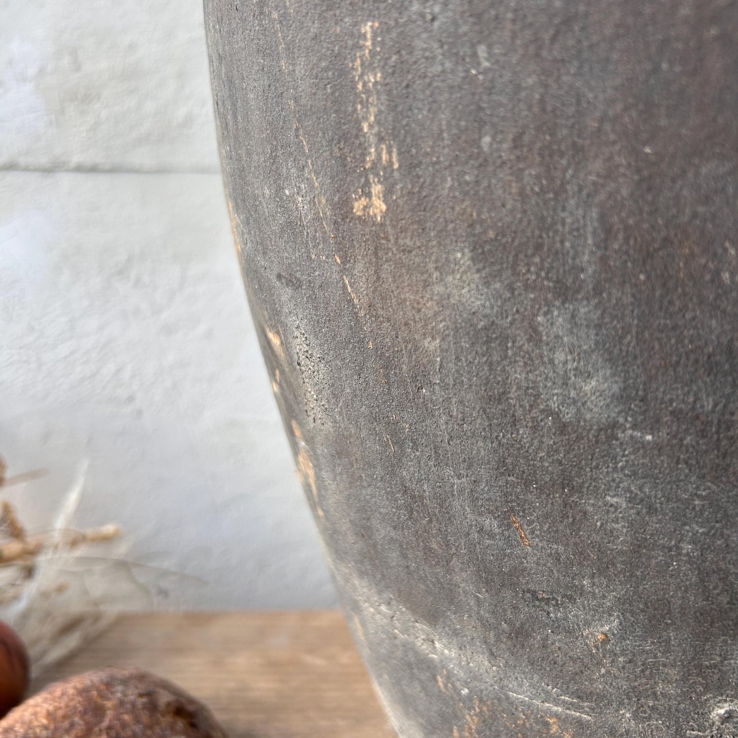 Clay vase, rustic vase, earthenware vase, pottery vase,  wabi sabi pottery, vase, primitive vessel, primitive vase, vessel, earthenware, rustic vessel, clay pot, large terracotta pot, france pottery, antique olive jar, flower vase, france conflit pot