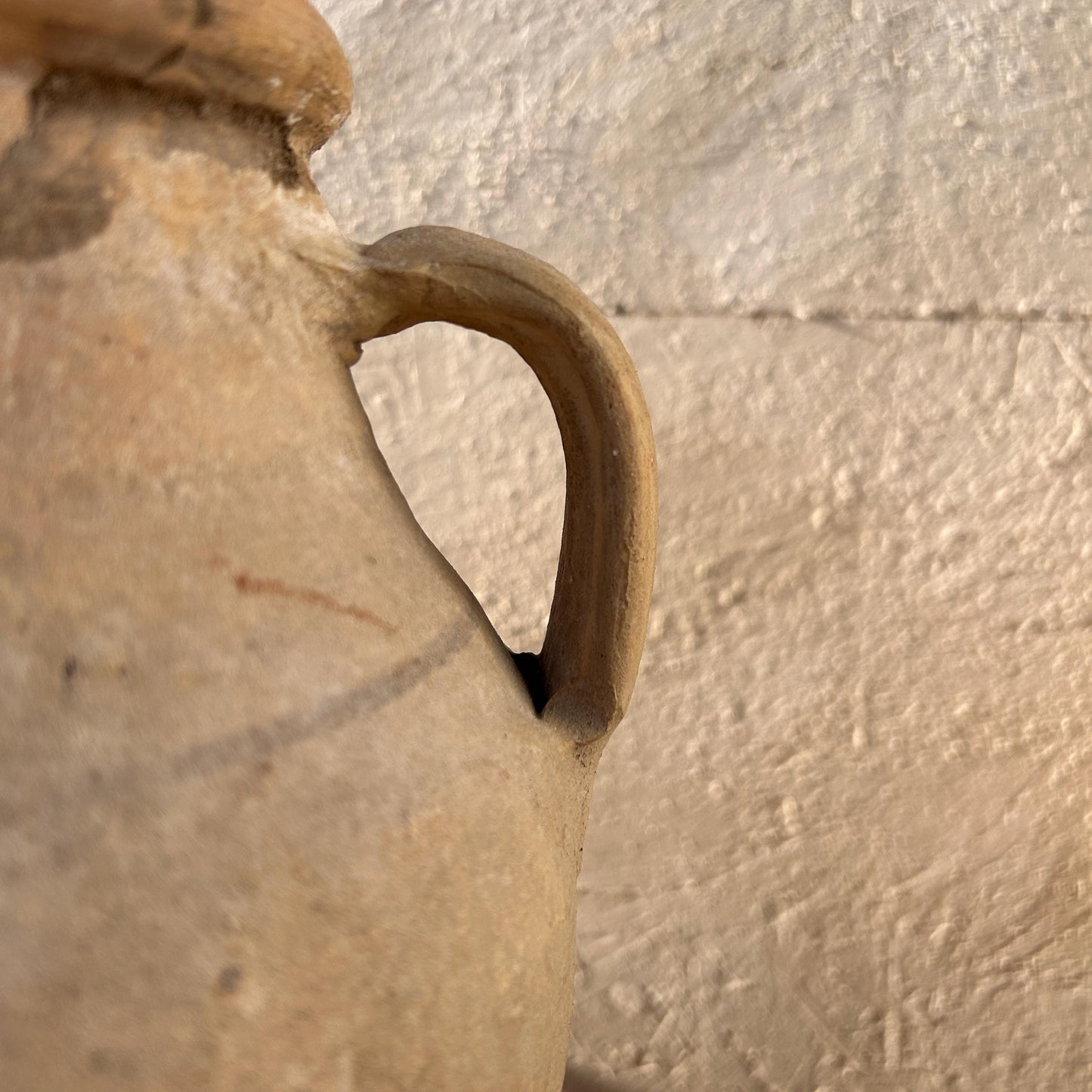 Clay vase, rustic vase, earthenware vase, pottery vase,  wabi sabi pottery, vase, primitive vessel, primitive vase, vessel, earthenware, rustic vessel, clay pot, large terracotta pot, france pottery, antique olive jar, flower vase, france conflit pot