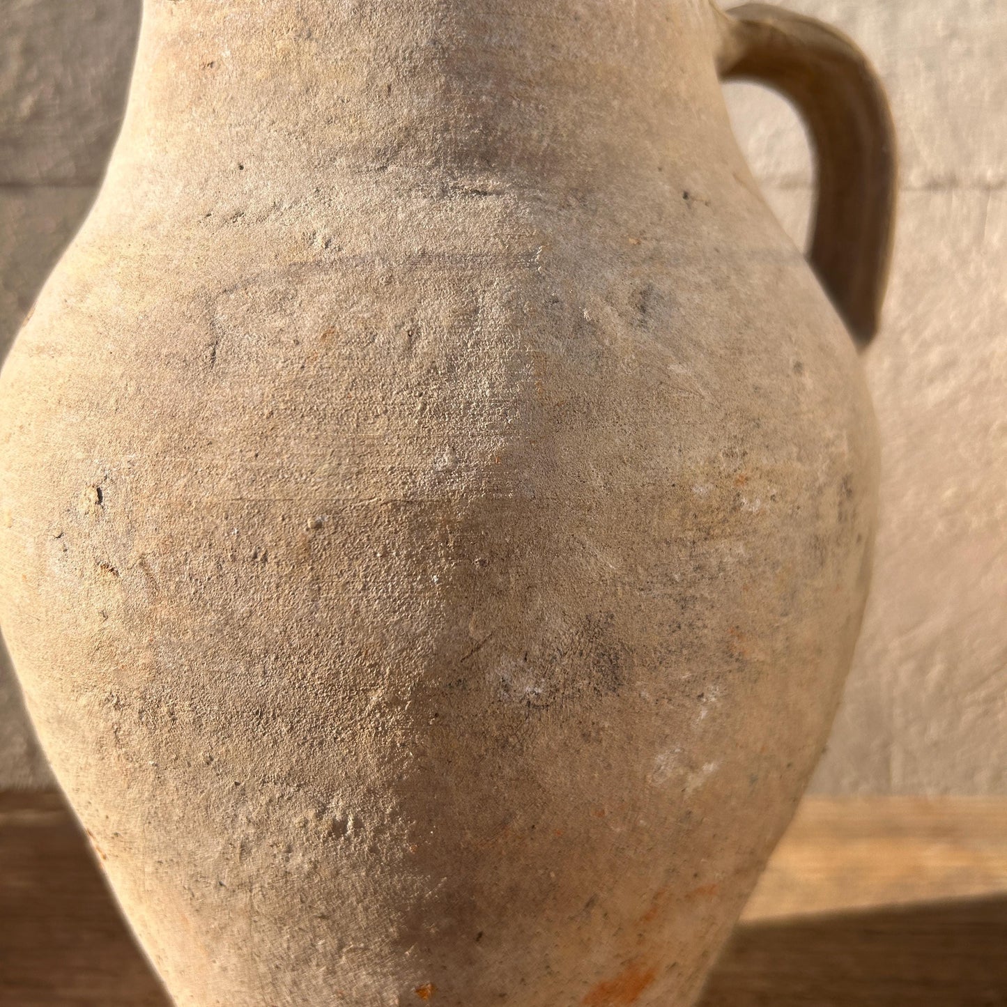 Clay vase, rustic vase, earthenware vase, pottery vase,  wabi sabi pottery, vase, primitive vessel, primitive vase, vessel, earthenware, rustic vessel, clay pot, large terracotta pot, france pottery, antique olive jar, flower vase, france conflit pot