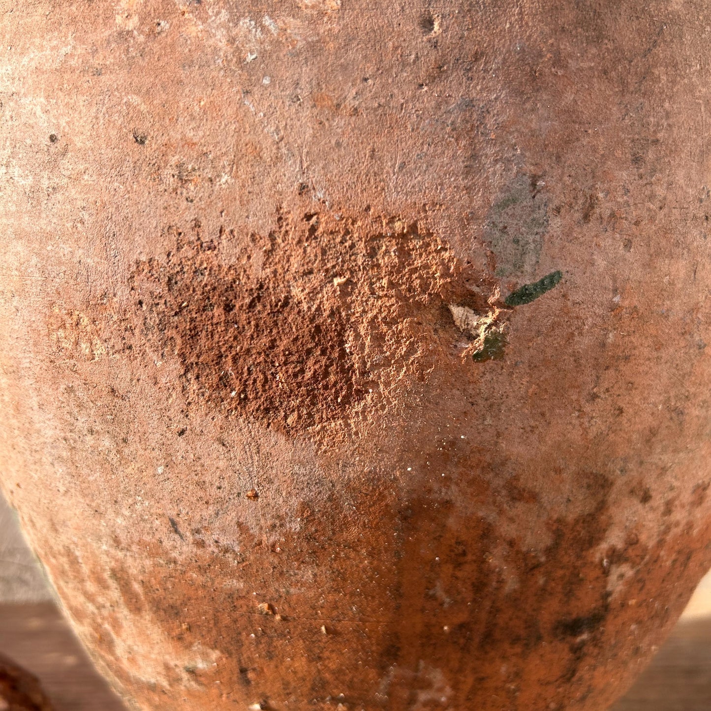 Clay vase, rustic vase, earthenware vase, pottery vase,  wabi sabi pottery, vase, primitive vessel, primitive vase, vessel, earthenware, rustic vessel, clay pot, large terracotta pot, france pottery, antique olive jar, flower vase, france conflit pot